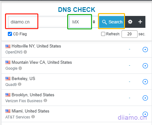 DNS CHECKER