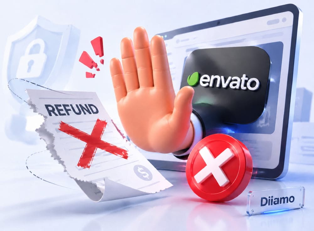 ThemeForest refunds are hard to come by